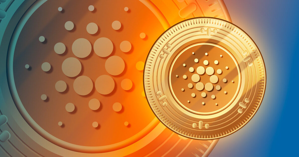 Símbolo da criptomoeda Cardano - Gráfico Crypto