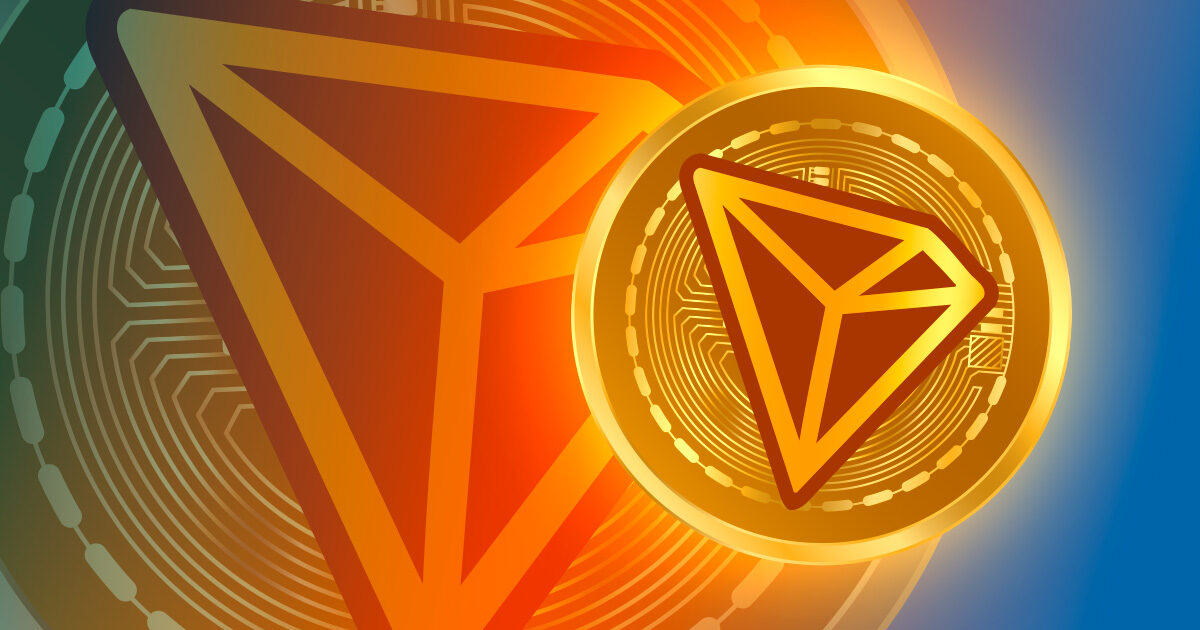 Símbolo da criptomoeda TRX - Gráfico Crypto