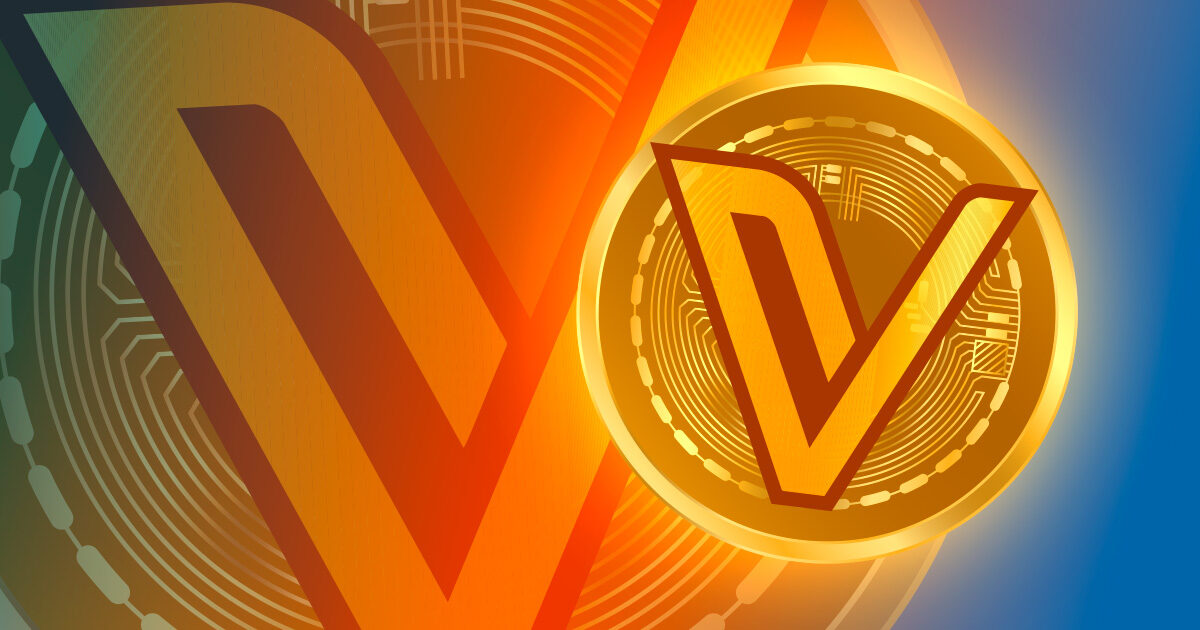 Símbolo da criptomoeda Vechain VET - Gráfico Crypto