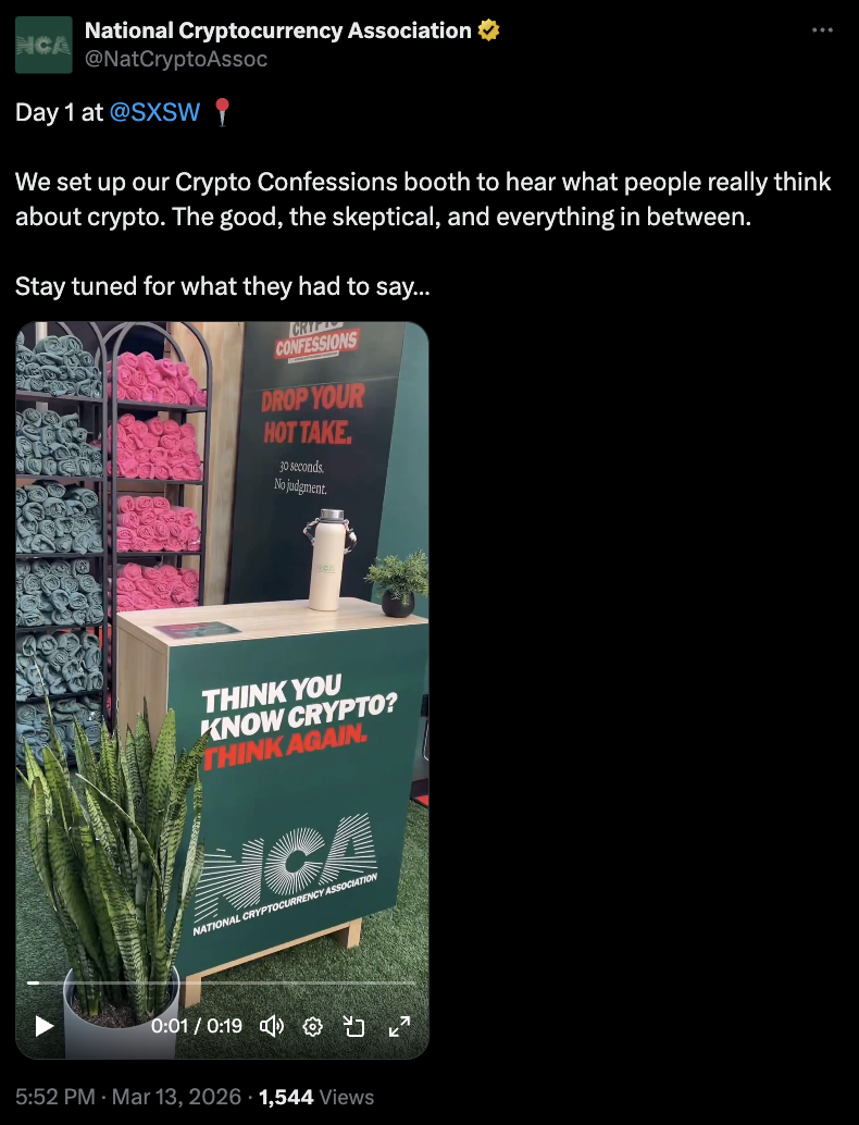 Criptomoedas, Texas, IA, recapitulação de eventos