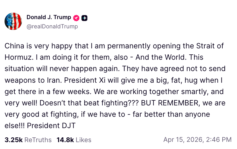 Fonte: Verdade Social