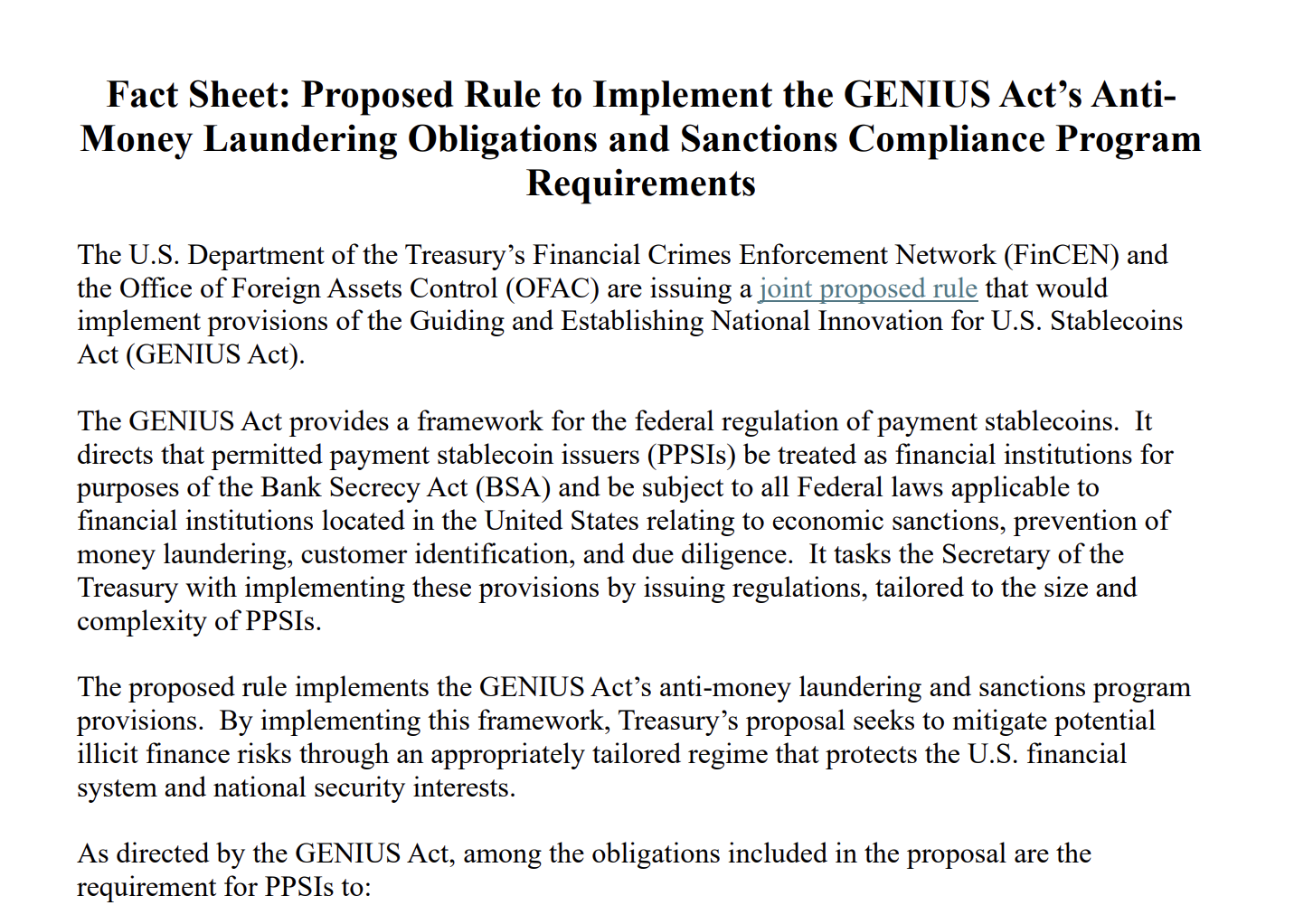 Lei, Governo, Estados Unidos, Stablecoin